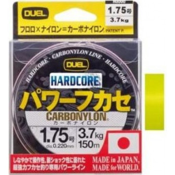 Леска YO-ZURI HARDCORE CARBONYLON 150м 2.0-0.235мм 4.0кг