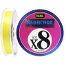 Шнур YO-ZURI PE HARDCORE X8 PRO DUEL 0.8/0.15мм 7.0кг 150м H3879-Y